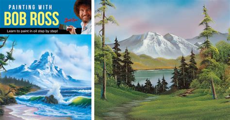 Bob Ross Book, "Painting with Bob Ross" Lets You Paint with the Artist