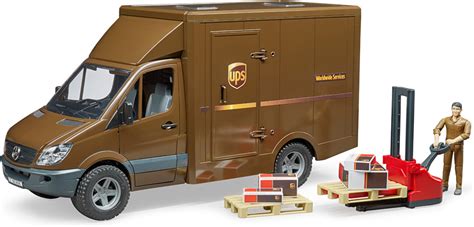 Bruder MB Sprinter UPS Truck with Driver and Accessories - The Good Toy ...