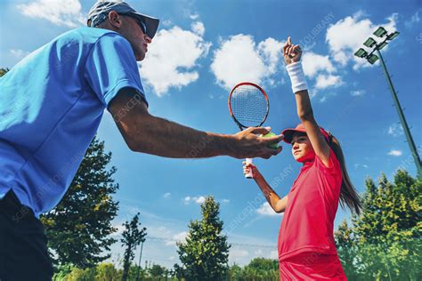 Tennis training - Stock Image - F024/8184 - Science Photo Library