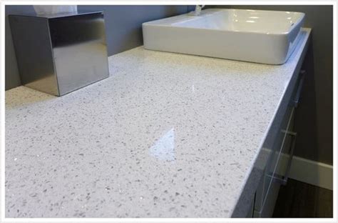 DIY White Sparkle Epoxy Countertops