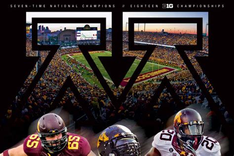 Minnesota Gopher Football - Schedule Poster Released, Has MOAR OPTIMUS ...