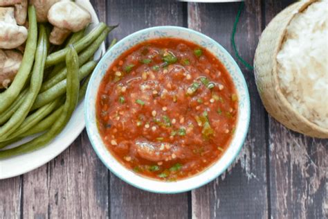 Jeow Mak Len - Lao Tomato Dipping Sauce - ແຈ່ວຫມາກເລັ່ນ | Jenuine Cuisine