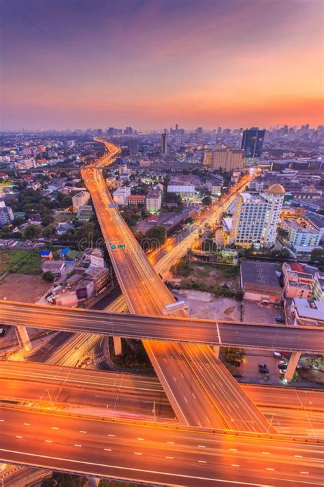 Bangkok Expressway and Highway Top View Stock Image - Image of bank, highway: 157176439
