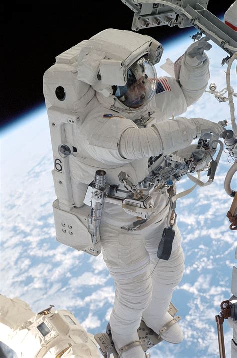 HD wallpaper: astronaut on satellite, Spacewalk, Iss, Tools, Suit, pack ...