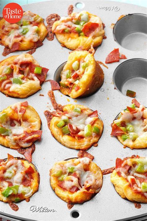 Our 30 Best Crescent Roll Appetizers | Recipes, Pizza cups, Crescent rolls