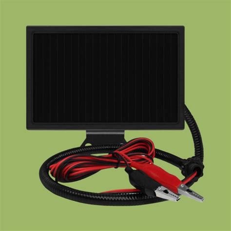 12 Volt Waterproof Solar Sealed Lead Acid Battery Charger - Clancy Outdoors