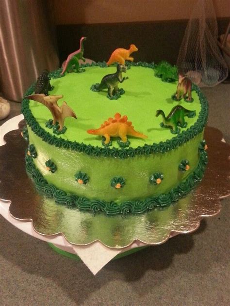 Image result for boys birthday cake with dinosaurs and animals ...