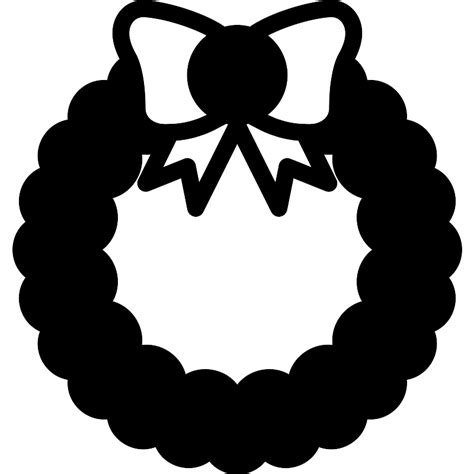 Christmas Wreath Silhouette Svg Christmas Wreath Svg Laurel Wreath Svg ...