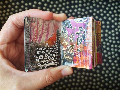 mini journal // 04 | Mini art journal, Mini journal, Altered book art