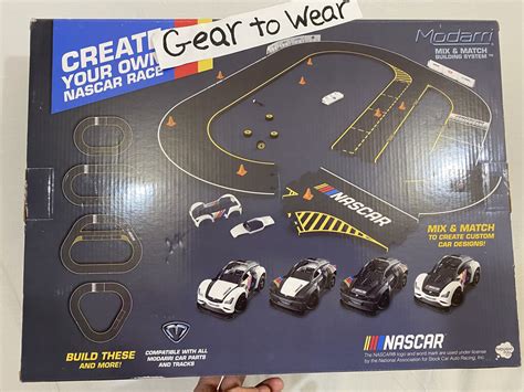 Modarri NASCAR Toy Car Speedway Trackset Bundle | Toy Race Car Track B