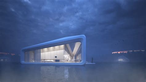 Nessy the floating hotel concept - Aquatic Urbanism