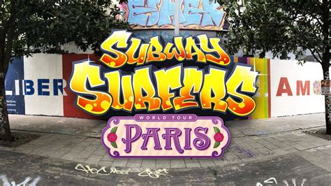 Subway Surfers Paris - Street Art Mural - YouTube