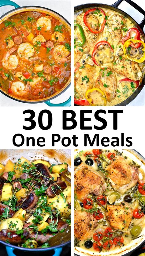 The 30 BEST One Pot Meals - GypsyPlate