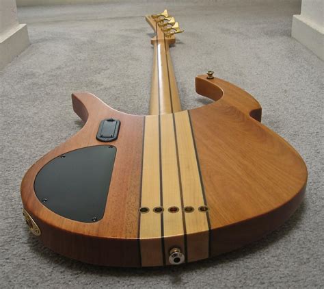 Show the back of your Neck-thru body bass. | TalkBass.com