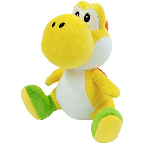 Sanei Super Mario All Star Collection AC45 Yellow Yoshi Plush, Small