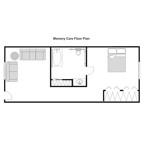 Nursing Home Floor Plan