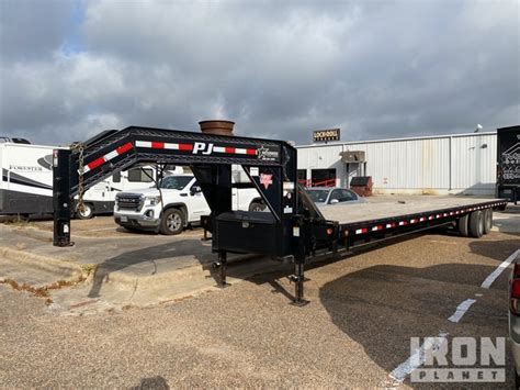 2019 PJ FD402 40 ft T/A Gooseneck Flatbed Trailer in College Station, Texas, United States ...