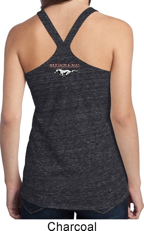 Ladies Ford Mustang Back Print T-back Tank Top 21286D1-BAP-DT250 - Etsy