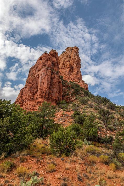 Coffee Pot Rock Sedona Photograph by Peter Tellone