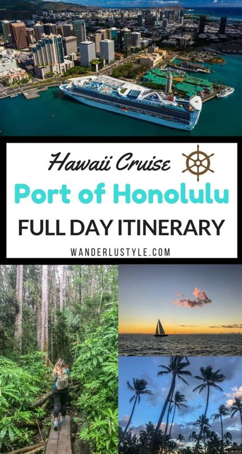 HAWAII CRUISE FULL DAY ITINERARY – PORT OF HONOLULU | Pride of america ...