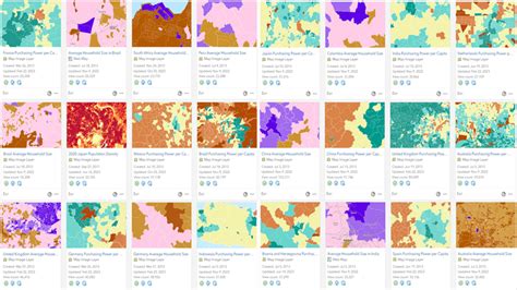 Access global demographic maps