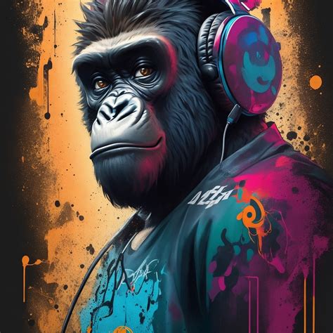 Download Ai Generated Gorilla Primate Royalty-Free Stock Illustration ...