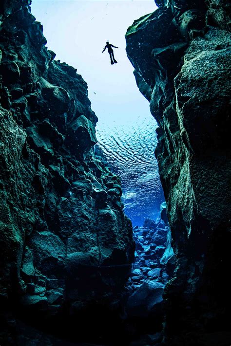 Into the deep: Snorkeling in Iceland's Silfra fissure between two continents, is an ...