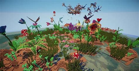 Giant Flower Garden Biome Minecraft Map