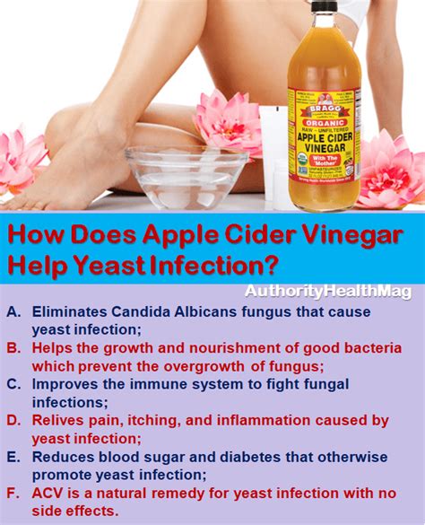 Apple Cider Vinegar For Yeast Infection And Candida