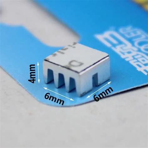 Gdstime 20 pieces Aluminum Heatsink MOS Mini IC Chipset Cooling Cooler Heat Sink Heat Conductive ...