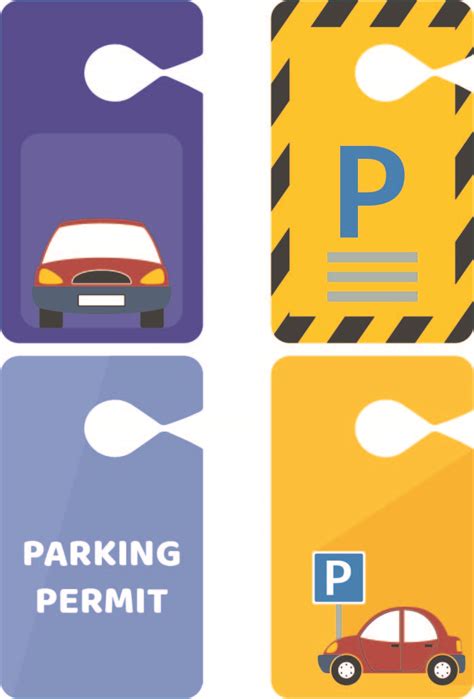 Parking Permit Template - 10 Free PDF Printables | Printablee