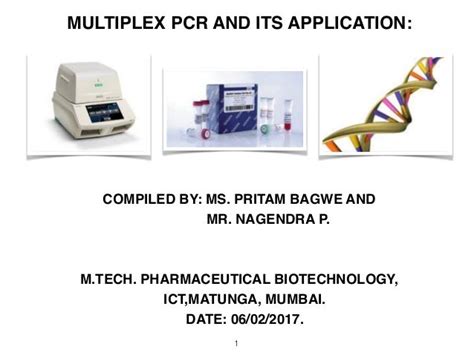 Multiplex PCR and its Applications