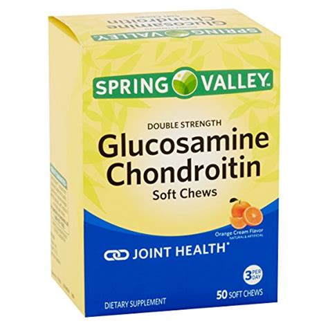 Spring Valley Glucosamine Chondroitin Orange Cream flavor 50 Soft Chews | Pricepulse