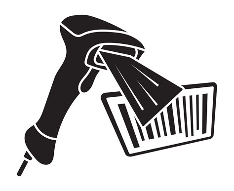 Handheld barcode scanner with bar code flat icon for apps or websites 13019999 Vector Art at ...