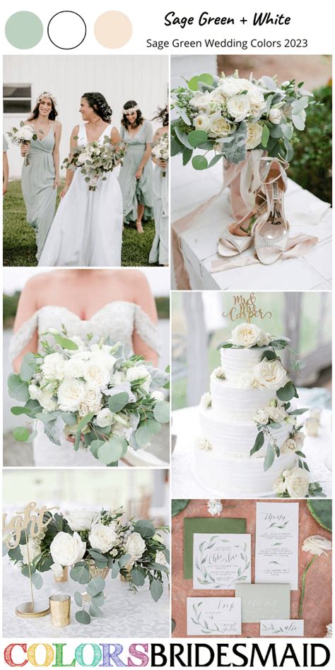 Top 9 Sage Green Wedding Color Palettes for 2023 - ColorsBridesmaid