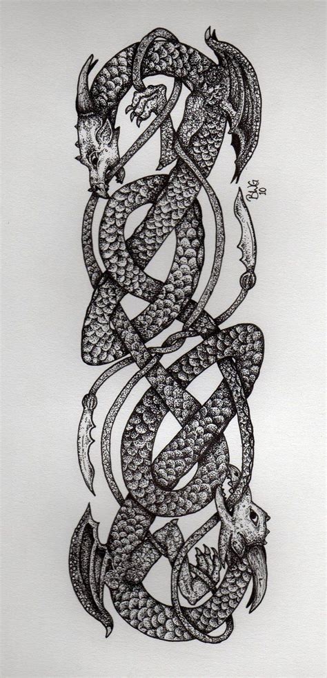 celtic knot dragons by GrayWolfcg.deviantart.com on @DeviantArt ...