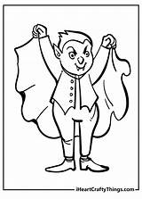 Vampire To Color Vampires Page Pages Coloring sketch template