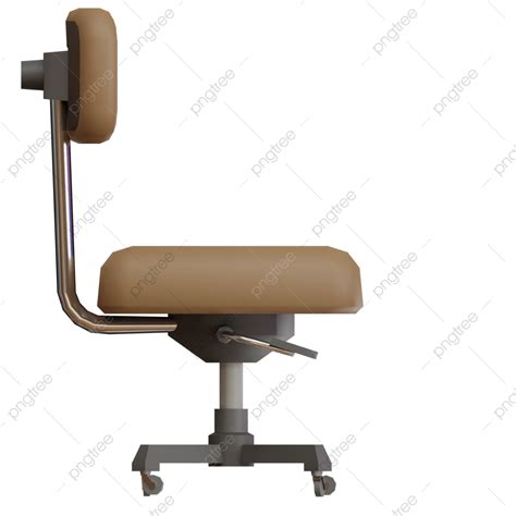 Side View White Transparent, Office Chair Side View, Office Chair Png, Office Furniture, Chair ...
