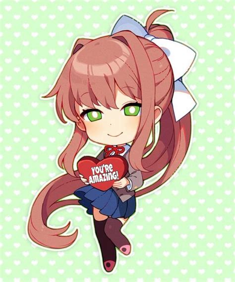 Here's a message from our darling president~ (art by Satchely) : DDLC