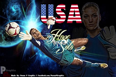 Hope Solo -- U.S. Women's Soccer Goal Keeper. Soccer Goalie, Soccer ...