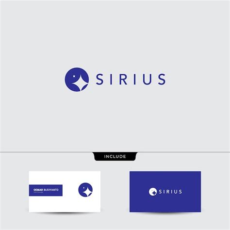 Premium Vector | Sirius logo design template