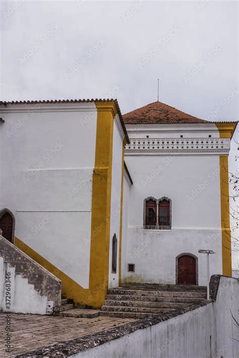 Architectural fragment of National Palace of Sintra (also known as the ...