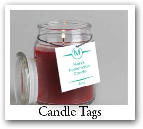 Custom Candle Labels Making - candle favor labels, candle favor tags, homemade candles supplies ...