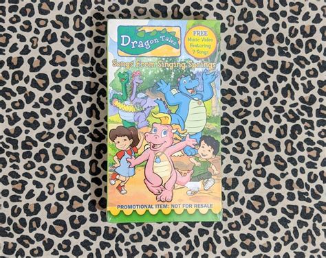 VHS sealed Dragon Tales: Songs From Singing Springs Promo - Etsy