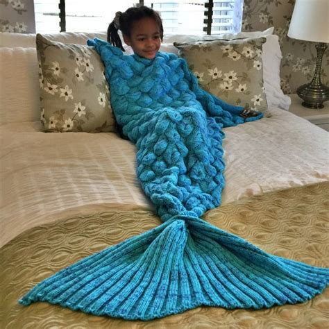 Mermaid Tail Blanket - Etsy