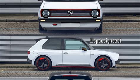 Mk1 EV Golf Digitally Becomes a Vintage GTX With Help From 2021 ...