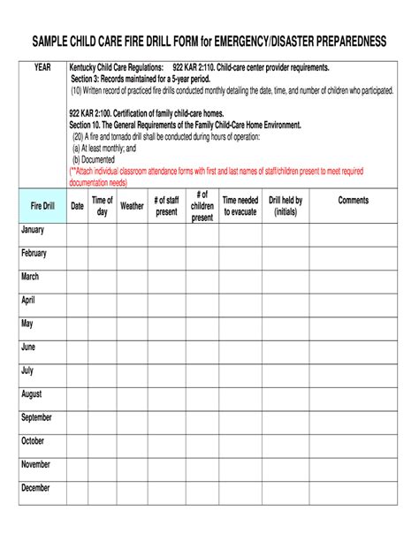 Printable Fire Drill Log Sheet - Fill Online, Printable, Fillable, Blank | pdfFiller