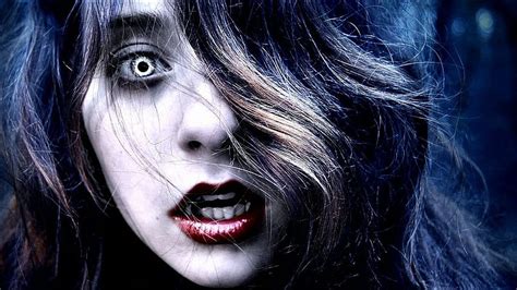 Fantasy Dark Horror Vampire Girl Wide Epic, Horror Women HD wallpaper ...