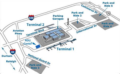 Airport Parking Map - raleigh-durham-airport-parking-map.jpg