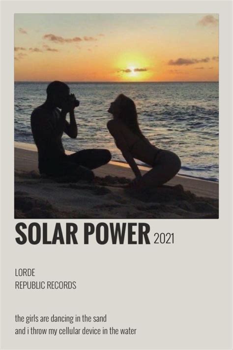 solar power lorde | Lorde songs, Lorde, Music poster